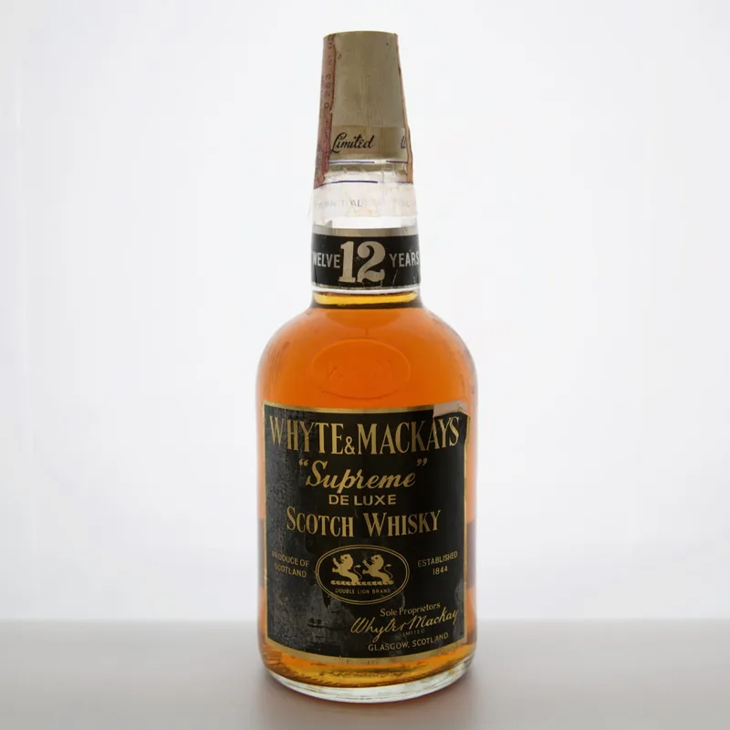 Whyte And Mackay 12 Year Old Supreme 1970s (75cl, 40%)