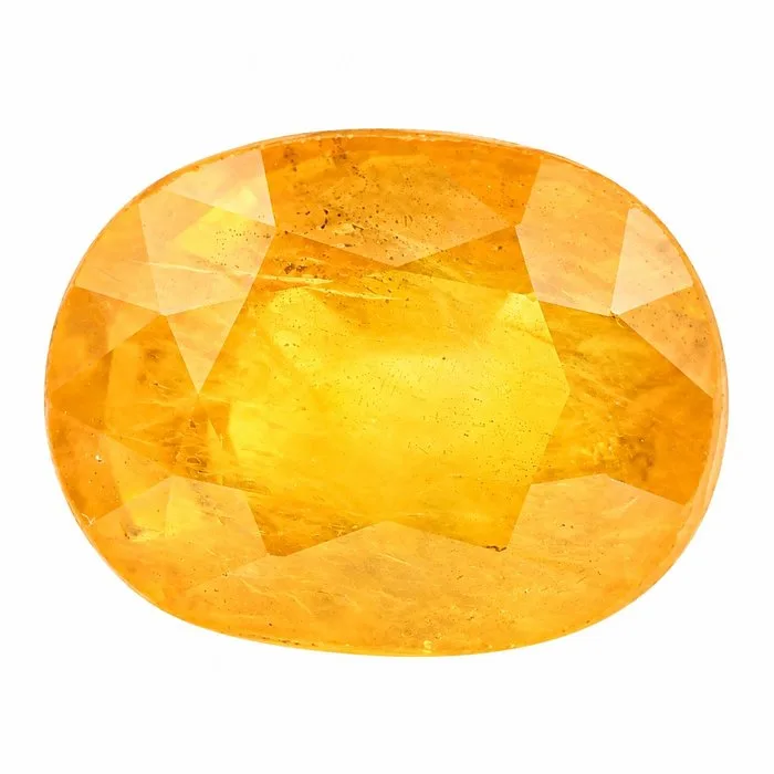 1 pcs Yellow Sapphire - 7.58 ct - International Gemological Institute (IGI)