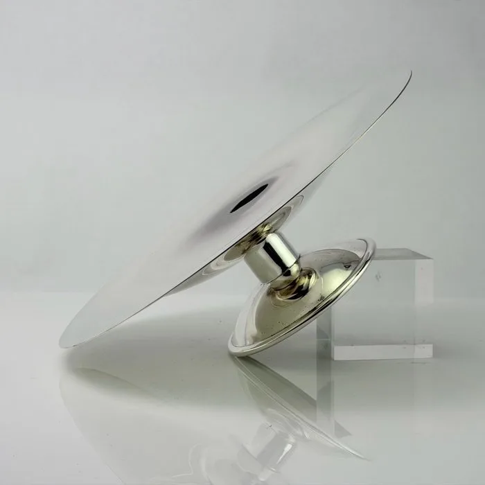 Christofle - atrr. Luc Lanel - Centrepiece - Large 35cm - French Design - Silverplated - Art Deco Tazza on foot