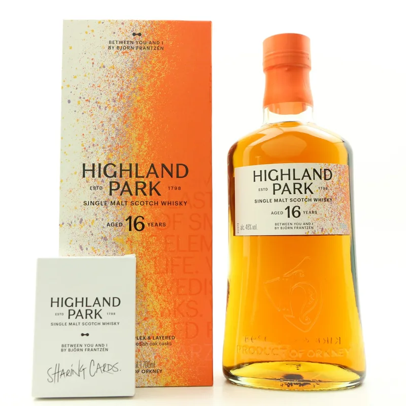 Highland Park – 16 Year Old “Between You And I” By Björn Frantzén With Sharing Cards (70cl, 48%)