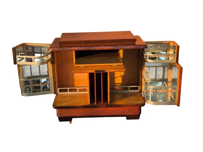 Liquor cabinet - Wood - Art Deco