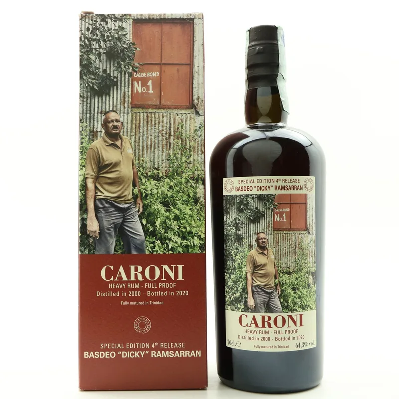 Caroni – 2000 20 Year Old Employees Edition Basdeo “Dicky” Ramsarran (70cl, 64.3%)