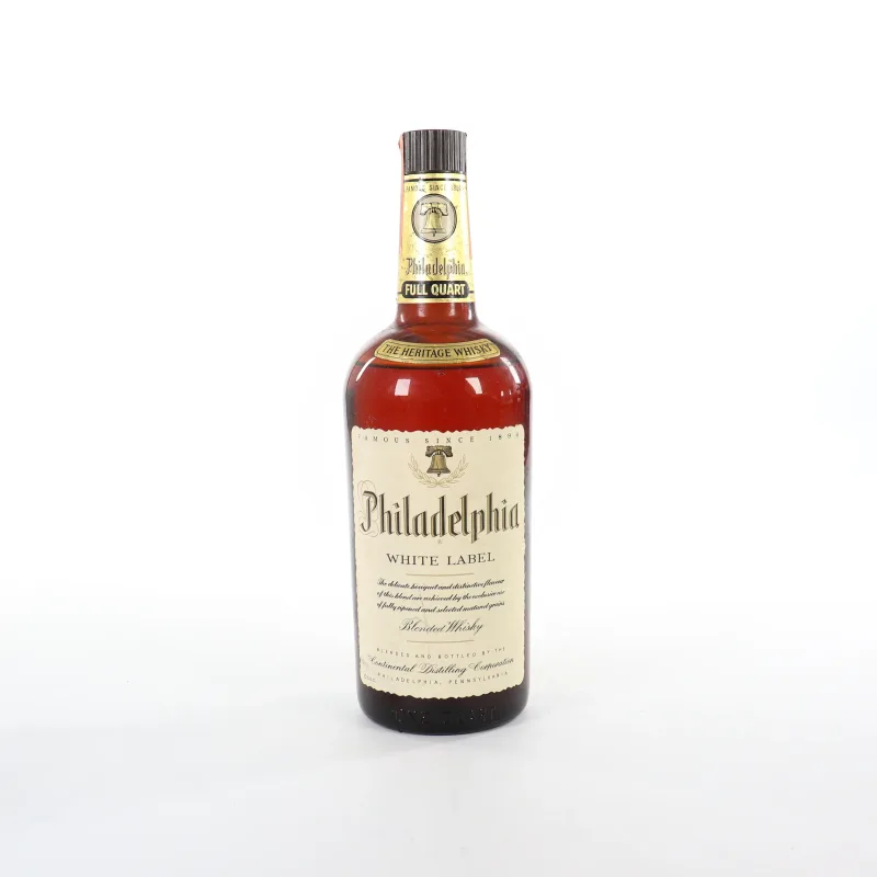 Continental Distilling Corporation's Philadelphia White Label 5 Year Old Blended American Whiskey – Distilled 1953, Bottled 1958