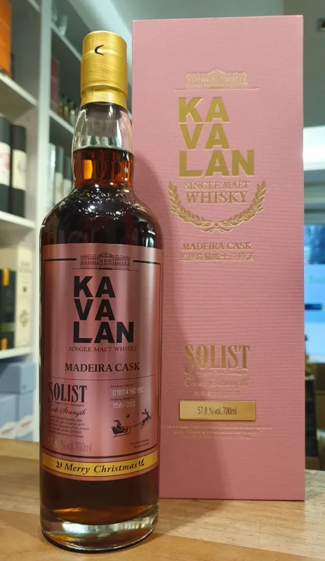 Kavalan – Solist Madeira Merry Christmas Edition 2018 (70cl, 57.8%)