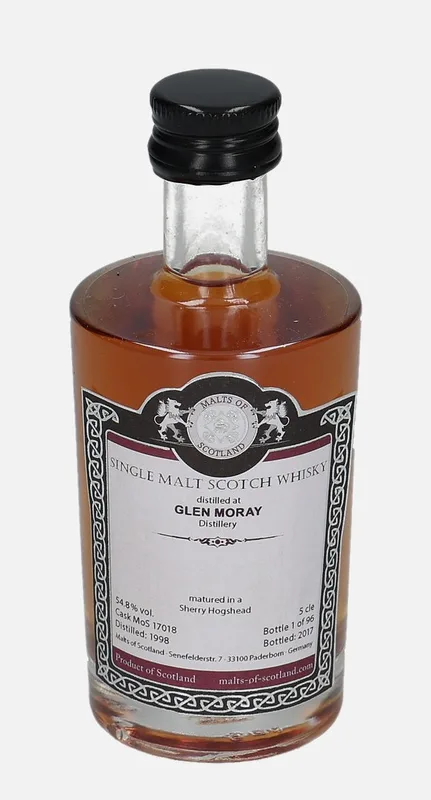 Glen Moray – 1998 Malts of Scotland (5cl, 54.8%)
