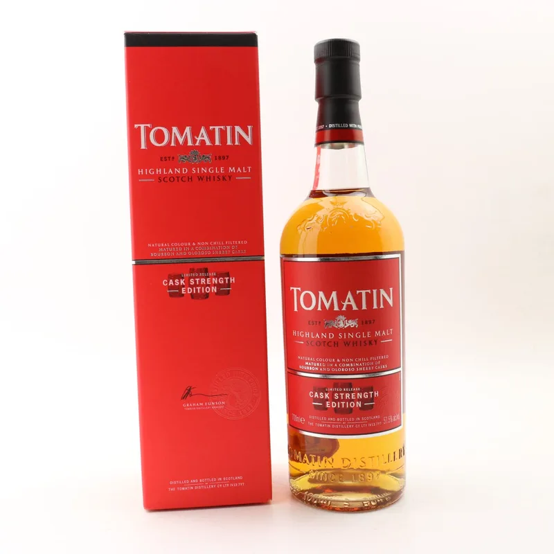 Tomatin – Cask Strength Bourbon & Sherry Casks (70cl, 57.5%)