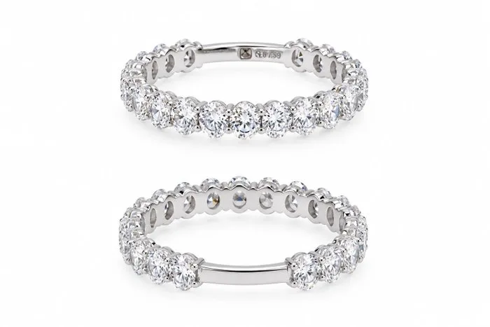 Ring - 14 kt. White gold - 2.01ct. tw. Diamond (Lab-grown)