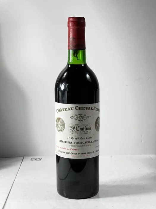 1975 Chateau Cheval Blanc - Saint-Émilion 1er Grand Cru Classé A - 1 Bottle (0.75L)
