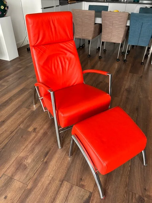 Harvink - Armchair (2) - Leather, Chrome