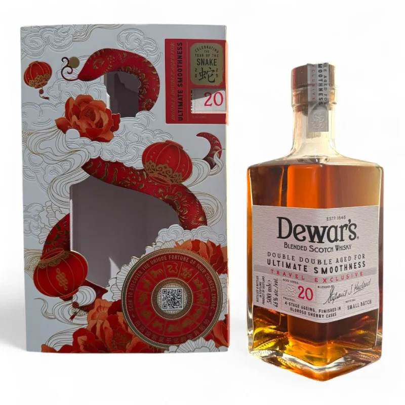 Dewar's 20 Year Old Double Double Oloroso Finished Blended Scotch Whisky Year of the Snake (2024) (50cl, 46%)