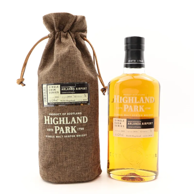 Highland Park – 2005 12 Year Old Single Cask #2634 For Arlanda Airport (70cl, 62.4%)
