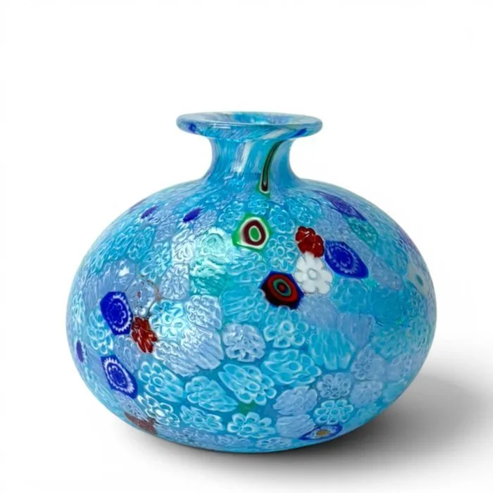 Vase - Murano glass - Onion jar murrina