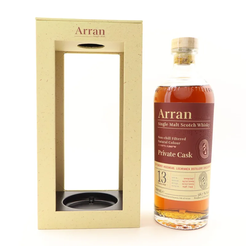 Arran – 2009 13 Year Old Private Cask #947 Distillery Exclusive (70cl, 56.7%)