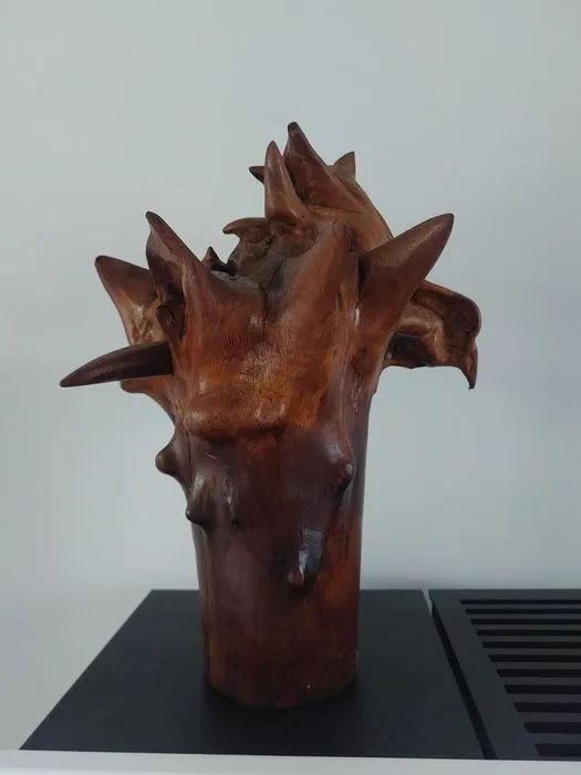 Sculpture, Oeuvre naturelle - 40 cm - Wood
