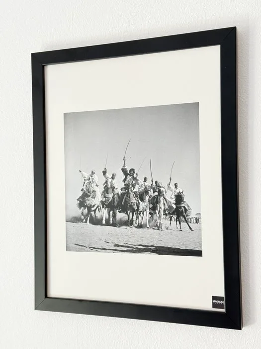 George Rodger - Magnum Photos - Hausa chiefs demonstrate their superb horsemanship - 1940s