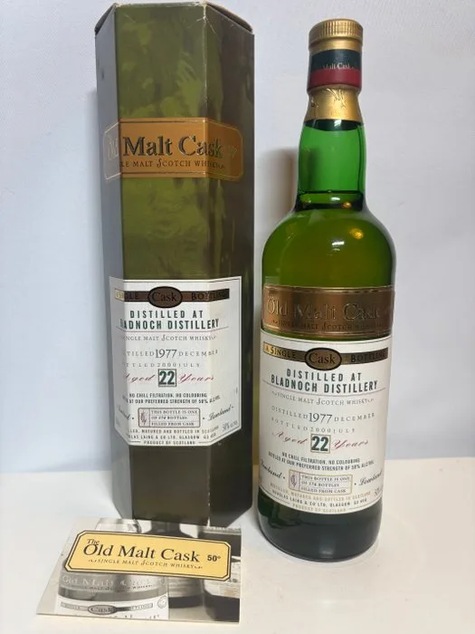 Bladnoch 1977 22 years old Old Malt Cask - Douglas Laing - b. 2000 - 700ml