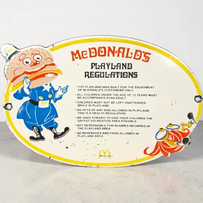 Mc Donald’s - Enamel plate - Enamel