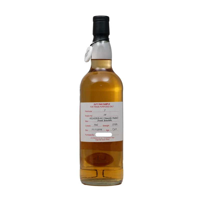 Kilkerran – 7 Year Old Refill Bourbon Rotation 58