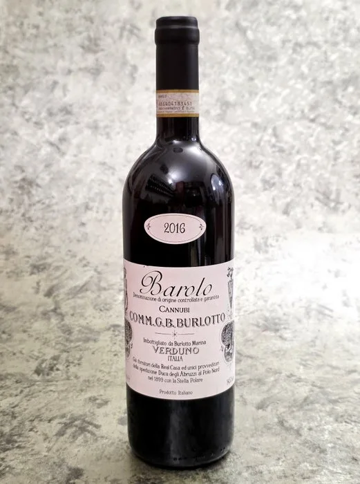 2016 Comm. G.B. Burlotto, Barolo Cannubi - Barolo DOCG - 1 Bottle (0.75L)