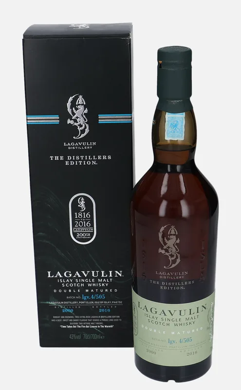 Lagavulin – 2000 Distillers Edition Double Matured lgv. 4/505 (70cl, 43%)