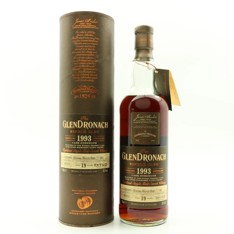 Glendronach – 1993 19 Year Old Single Cask #467 (70cl, 58.1%)