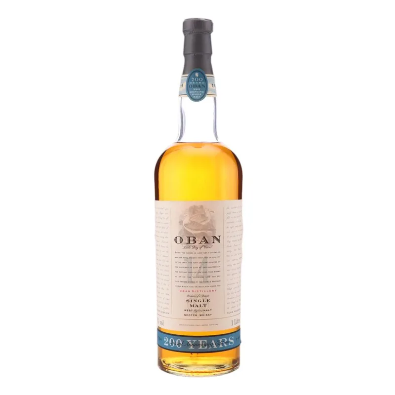 Oban – 14 Year Old 200 Years Special Anniversary Edition Litre (100cl, 43.00%)