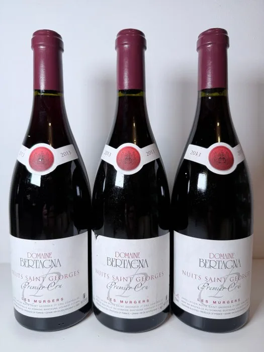 2013 Domaine Bertagna "Les Murgers" - Nuits St. Georges 1er Cru - 3 Bottles (0.75L)
