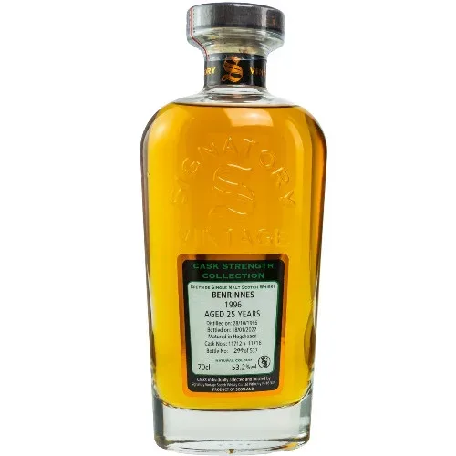 Benrinnes – 1996 25 Year Old Hogshead Signatory (53.2%)