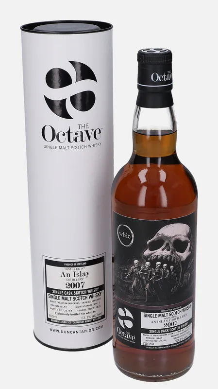 An Islay Distillery – 2007 17 Year Old Duncan Taylor the Octave (70cl, 53.1%)