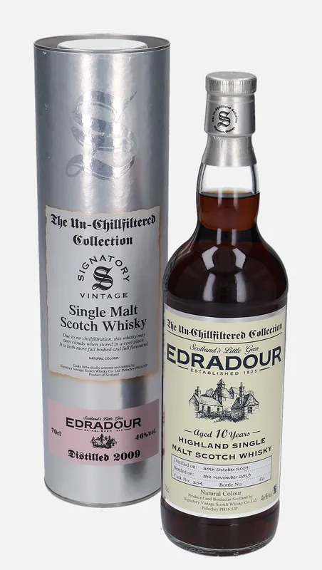 Edradour – 2009 10 Year Old Signatory Vintage Scotch Whisky Co. The Un-Chillfiltered Collection