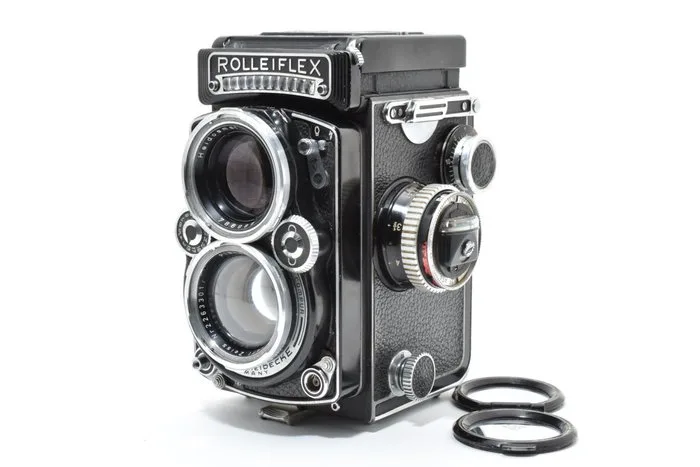 Rollei Rolleiflex 2.8E Planar 2.8/80mm Twin lens reflex camera (TLR)