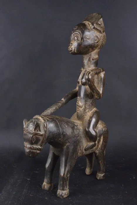 Statue of a horseman - Baule - Côte d'Ivoire