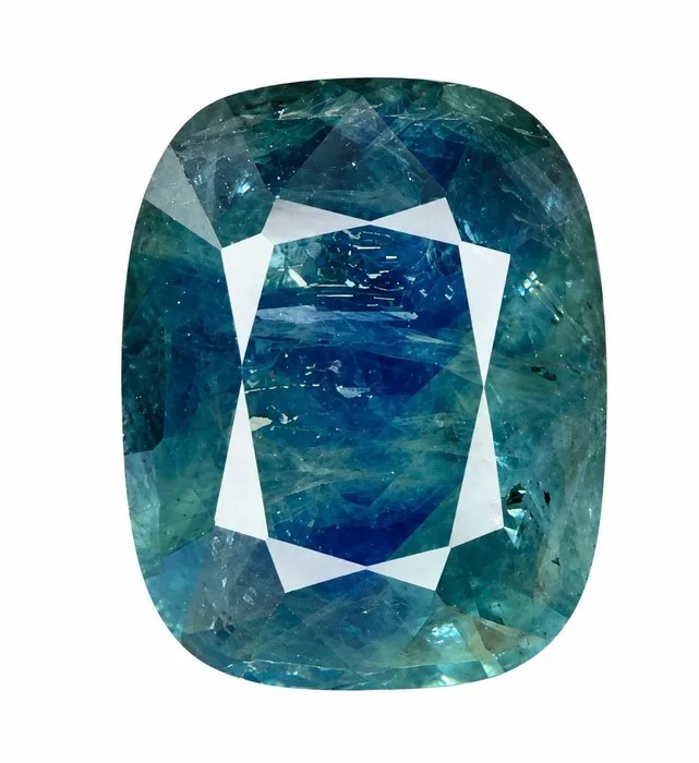 1 pcs Blue, Green Sapphire - 4.59 ct - International Colored Gemstone Association (ICA GemLab)