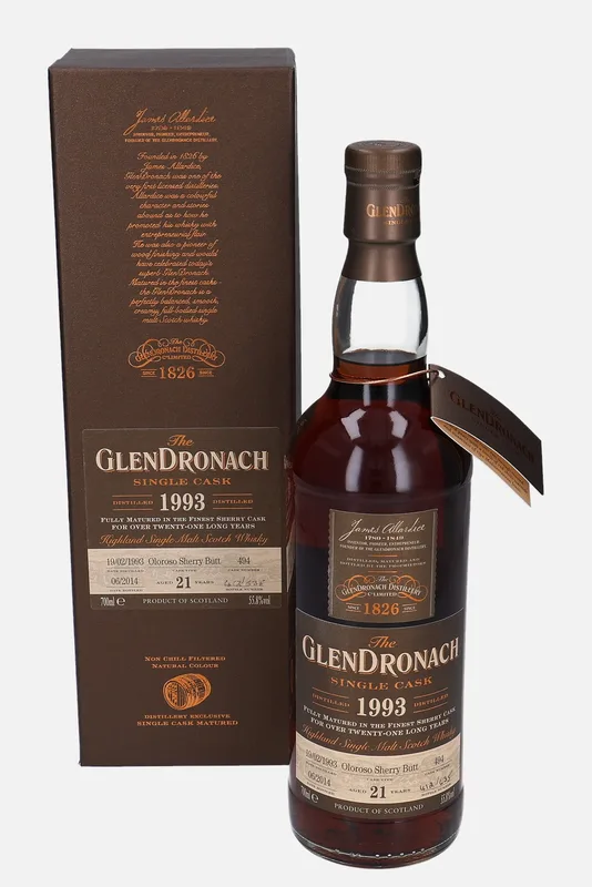 Glendronach – 1993 21 Year Old Single Cask