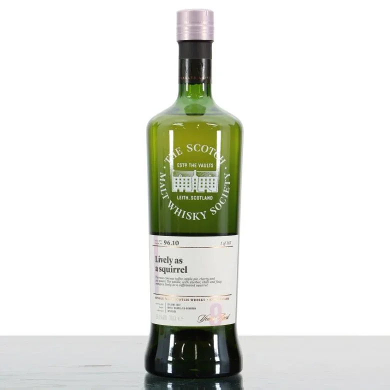 Glendronach – 9 Years Old 2007 SMWS Single Ex-Bourbon Cask 96.10 Lively As A Squirrel (2017) (70cl, 59.2%)
