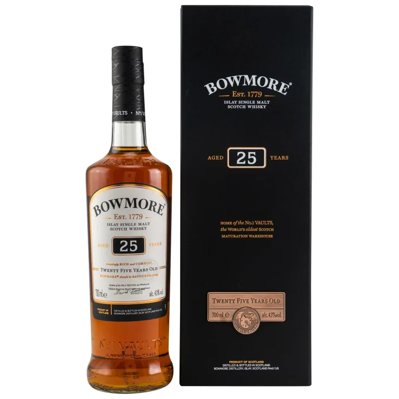 Bowmore – 25 Year Old (70cl, 43%)
