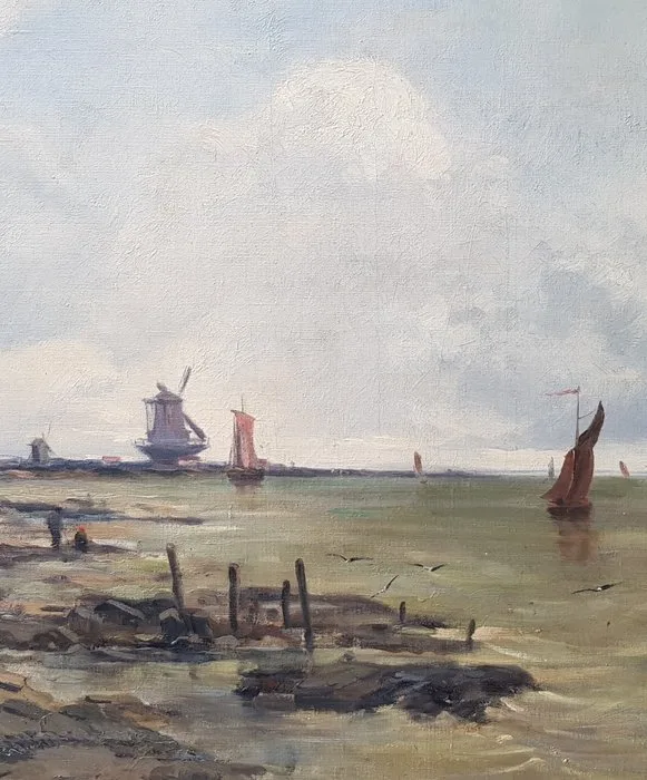 Hippolyte-Camille Delpy (1842-1910) - Voiliers en mer