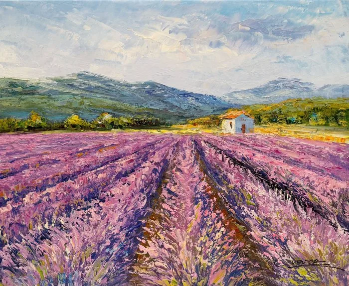 Christof Vevers (1962) - Les Champs de Lavande - Valensole ~ Provence