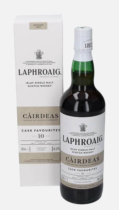 Laphroaig – Càirdeas 10 Year Old Cask Favourites Released 2024 (70cl, 52.4%)