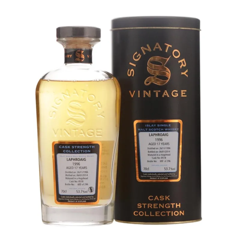 Laphroaig 1996 Signatory Vintage 17 Year Old