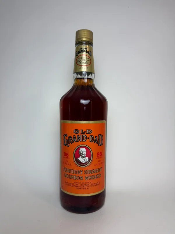 Old Grand-Dad Kentucky Straight Bourbon Whiskey - Bottled 1988 (1L, 43%)
