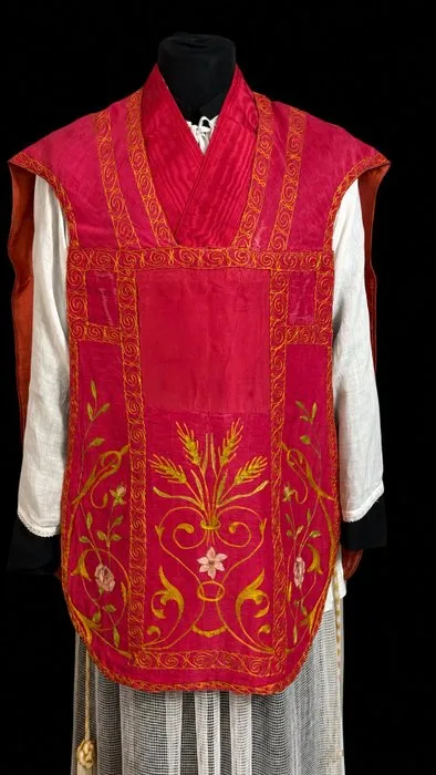 Red Planet (3) - Antique - Silk - 1850-1900 - Red Planet
