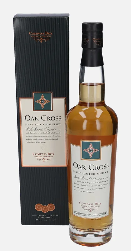Compass Box Whisky – Oak Cross (70cl, 43%)