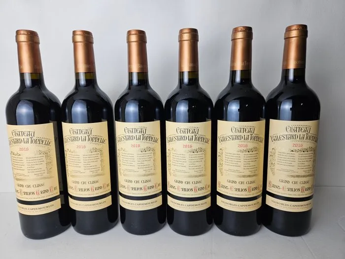 2016 Chateau Balestard la Tonnelle - Saint-Émilion Grand Cru Classé - 6 Bottles (0.75L)