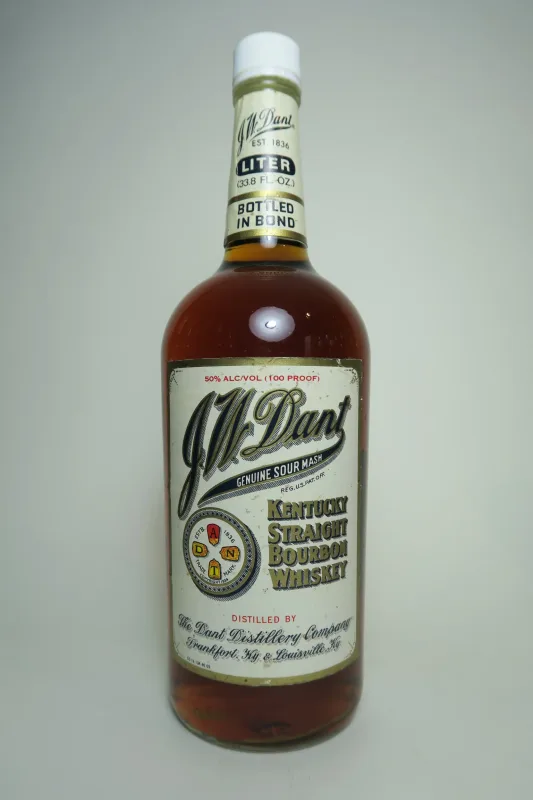 J. W. Dant Kentucky Straight Bourbon Whisky - Bottled 1989 (1L, 50%)