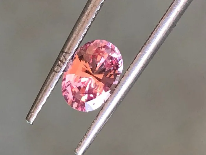 1 pcs Orange, Pink Sapphire - 1.01 ct - Gemological Institute of America (GIA)