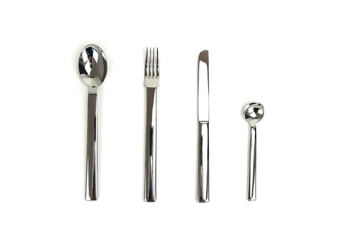 Alessi - Josef Hoffmann - Cutlery set (24) - ''Rundes Modell'' - 18/10 Stainless steel