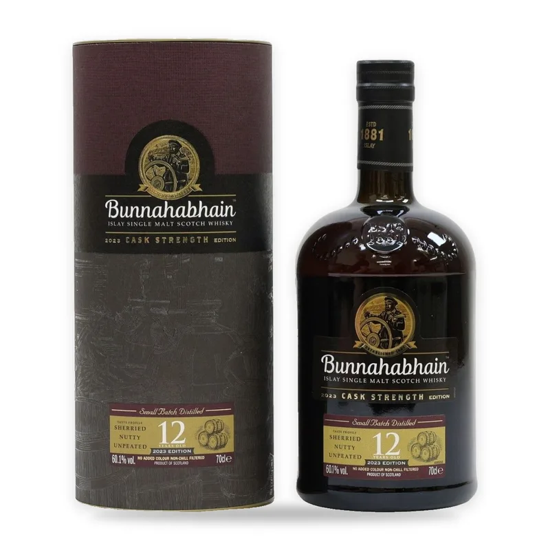Bunnahabhain – 12 Year Old 2023 - Small Batch Cask Strength 60.1%