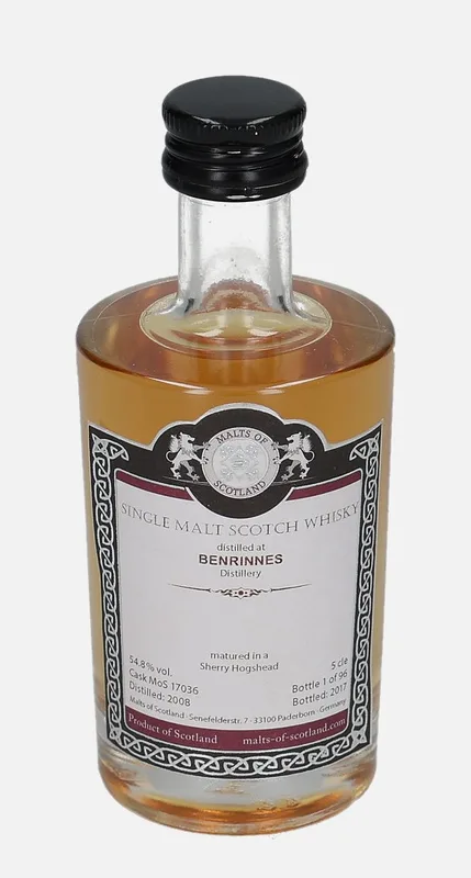 Benrinnes – 2008 Malts of Scotland (5cl, 54.8%)