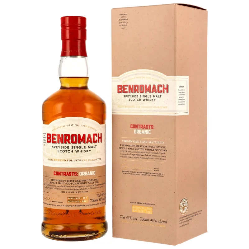 Benromach – Contrasts: Organic 2015/2025 9 Year Old